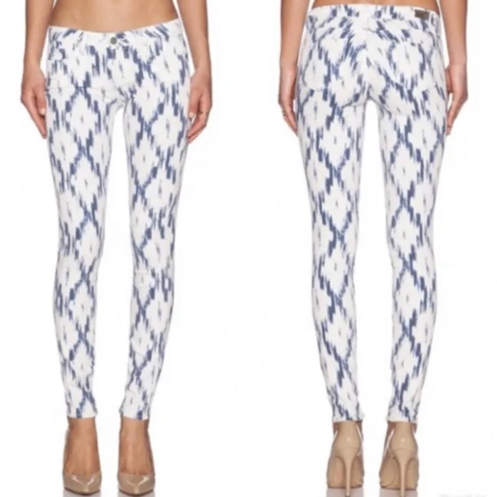 PAIGE Verdugo Ultra Skinny Jeans in Alexandria pattern Size 27